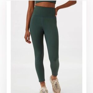 Girlfriend collective moss green High-Waisted Leggings gently used